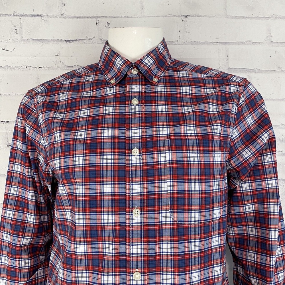 Vineyard Vines Shirt Men's Size Medium On The Go Performance Brr Button Up Plaid